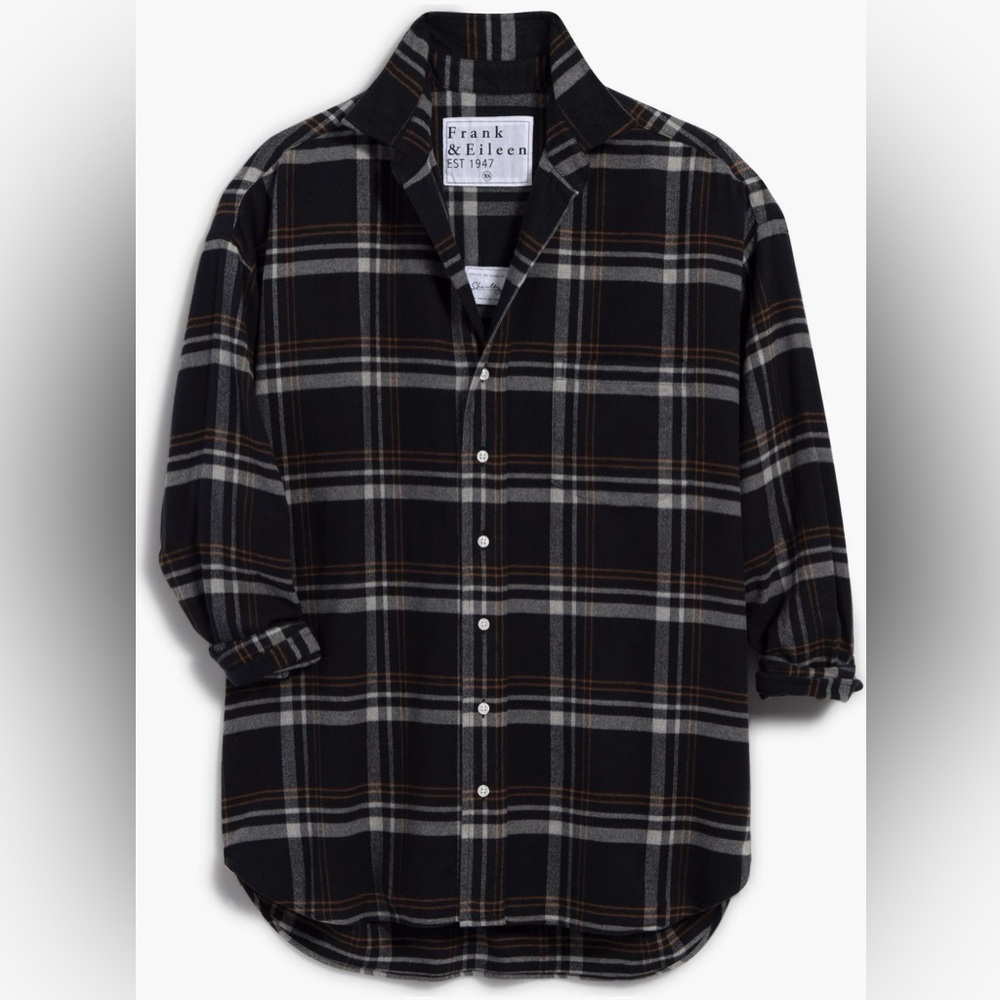 Frank & Eileen Plaid Shirley Size: XS